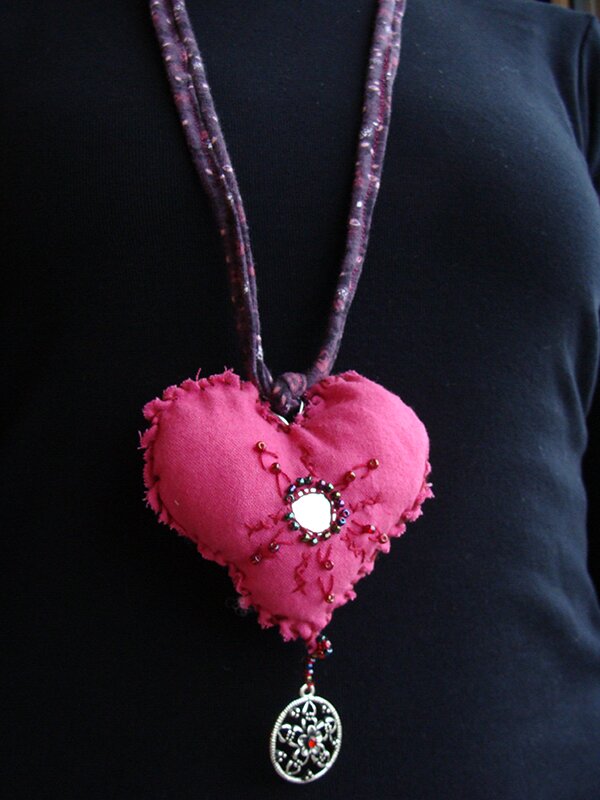 DIY créer un pendentif en cœur récup' pour la st Valentin12